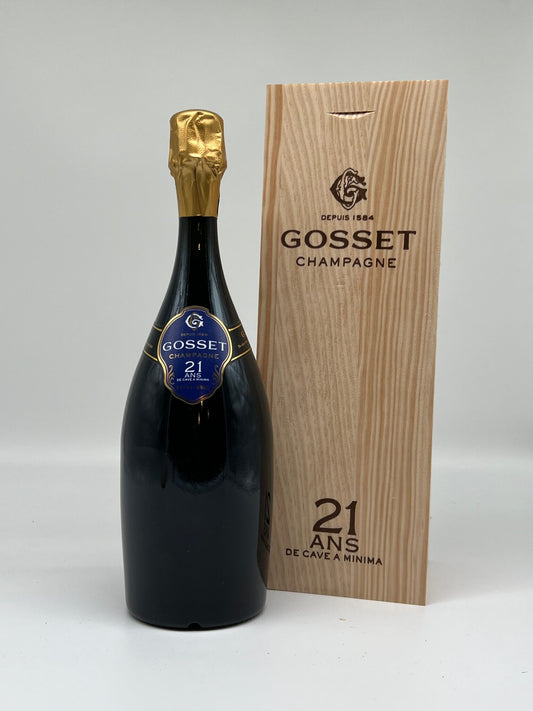 Gosset 21 years of cellar minimum