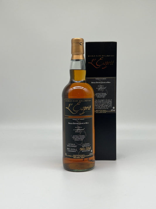 The single estate Jamaican rum spirit