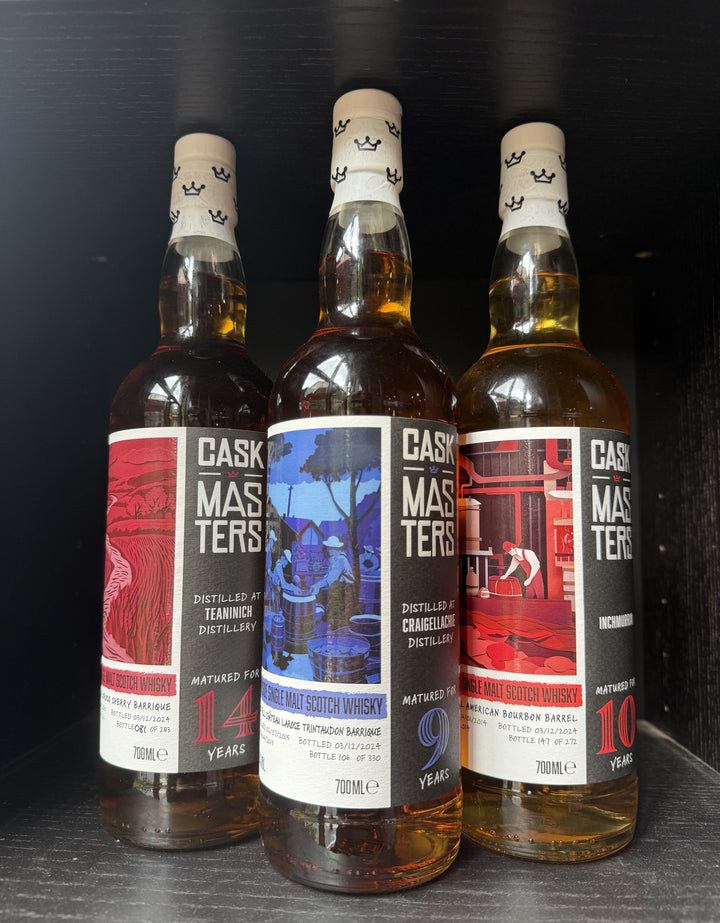 Cask Masters : trois single malts, trois fûts singuliers