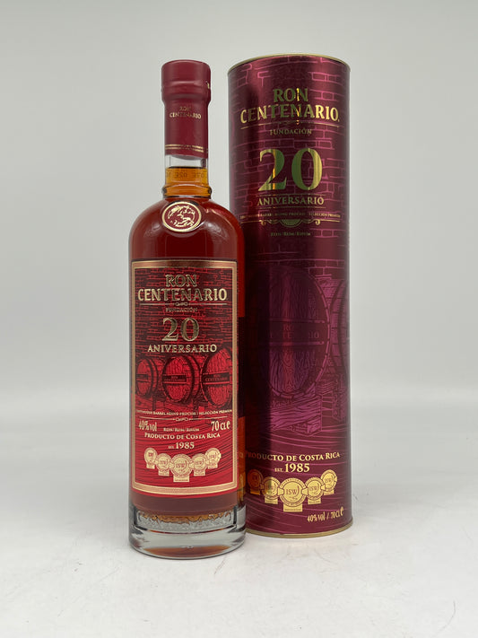 Rhum Ron Centenario Fundación 20