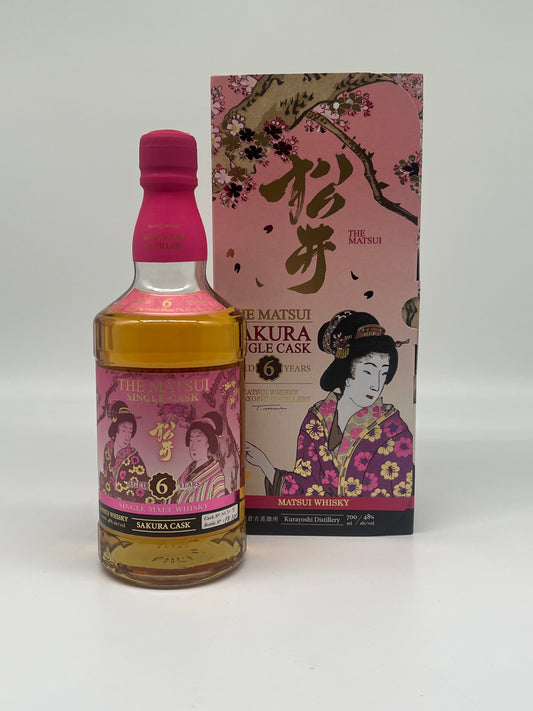 The matsui sakura single cask 6  years