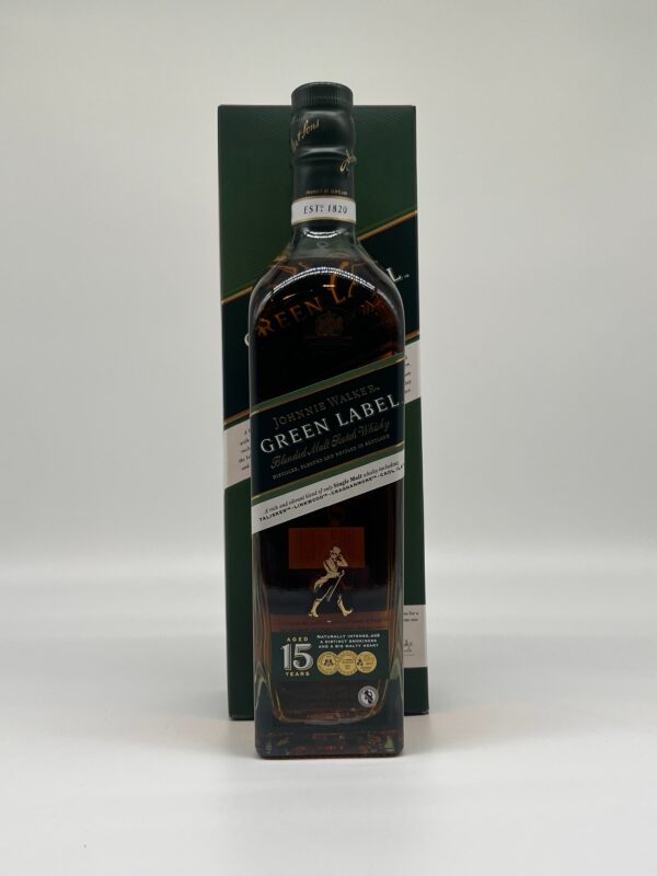 Johnnie walker Green label 15 ans